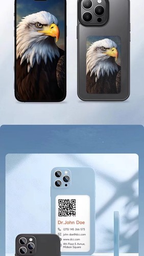 Étui pour smartphone écran encre pour iPhone 15 Pro Max images à faire soi-même transmission NFC - Photo 10 sur 10