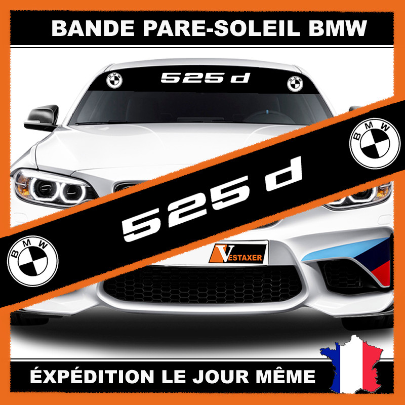 Bande pare-soleil BMW 525d pour stopper l'éblouissement du soleil couchant en voiture