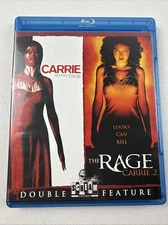 Carrie/The Rage: Carrie 2 (Blu-ray, 2015, 2-Disc Set) Ultra rare HTF OOP New