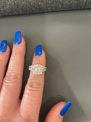 Neil Lane White Gold Wedding Ring Set