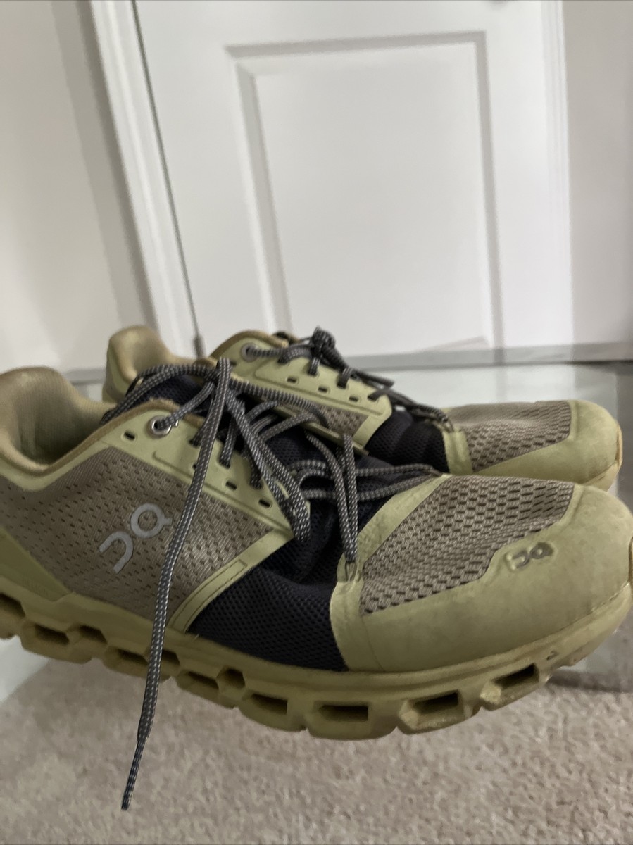 On Cloud Cloud stratus Running Shoes Yellow/Gray Pistachio  display picture 3