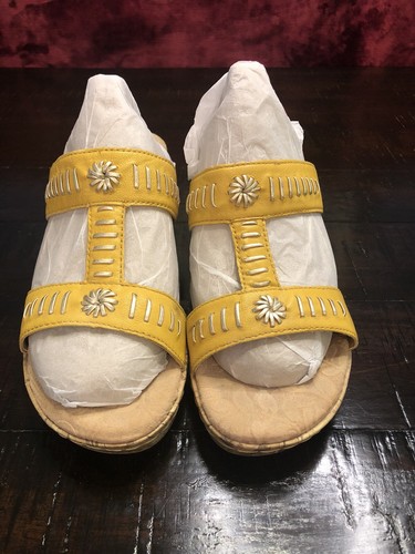 born yellow sandals