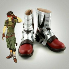 NEW Final Fantasy FF Biggs Anime Shoe Costume Cosplay Shoes Boots