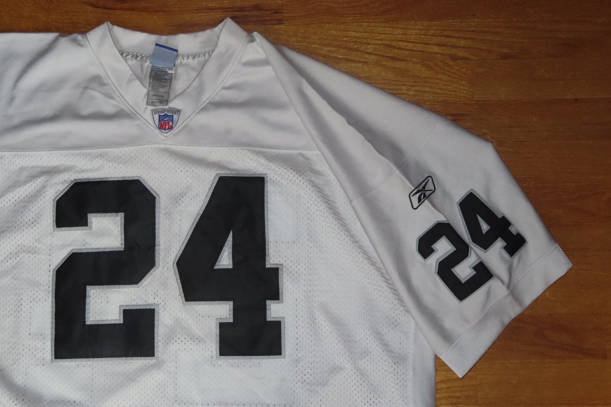 Reebok CHARLES WOODSON No 24 OAKLAND RAIDERS On-Field (Size