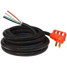 Valterra Products Llc A10-5025End 50Amp Rv Nondetachable Power Cord 25Ft