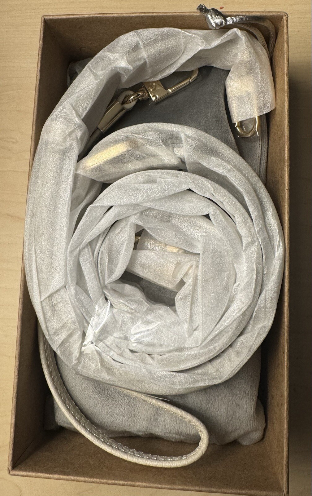 ZVE for iPhone 14 Pro Max Wallet Card Holder Phone Purse with Wrist Strap, Beige