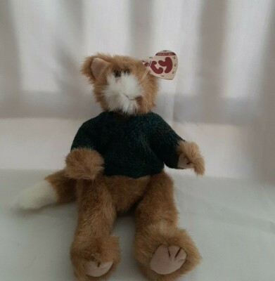 Ty Attic Treasures Pouncer the Cat 8''...NEW