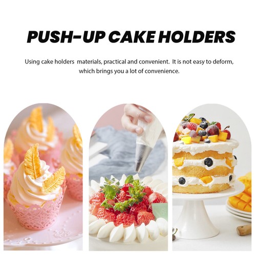 20 Stück Cake Pops Shooter Runde Form Kunststoff Kuchen Dessert Push-up - Bild 3 von 12