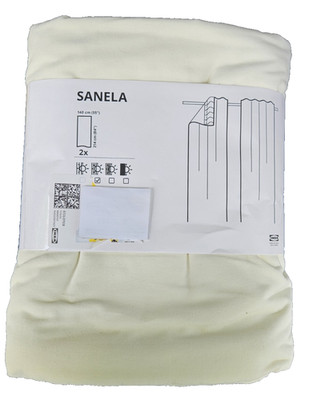 Ikea SET OF 2 PANELS Sanela Curtains Drapes Room Darkening Velvet 55''x98''