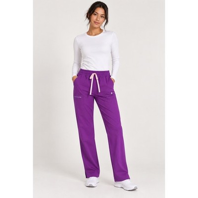 FIGS Scrub Pants Technical Collection Cargo XXS Petite Purple Dr Nurse
