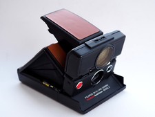 Polaroid SX-70 Land Camera Polasonic Autofocus Model 2 - Tested, New Tan Covers
