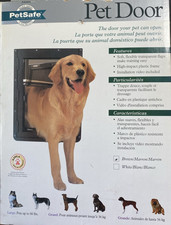 PetSafe Pet Door  Large 21.5" x 16" 80Lbs Tight Magnetic Seal Around Frame.