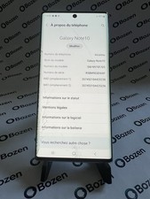SMARTPHONE SAMSUNG GALAXY NOTE 10 SM-N970F/DS 256 Go VITRE ÉCRAN FISSURÉE