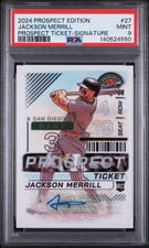 #27 JACKSON MERRILL 2024 PANINI PROSPECT EDITION PROSPECT TICKET | SIGNATURE