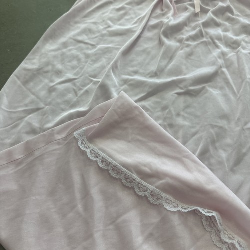 Vintage Girls Nylon Nightgown & Robe Bundle - Pink & Red - Femme Girly - Sz 8/10 - Picture 3 of 12