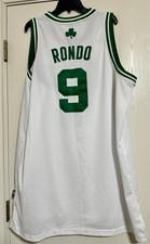 NBA BOSTON CELTICS 2012 BASKETBALL  JERSEY #9 RONDO ADIDAS SIZE 2XL ADULT