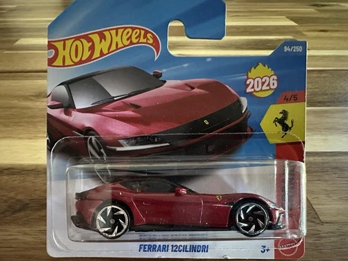 NEW 2026 Hot Wheels FERRARI 12CILINDRI Ferrari Series Supercar RARE