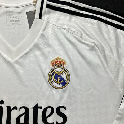 Adidas Real Madrid Jersey Mens XXL White 2024/25 Home Long Sleeve