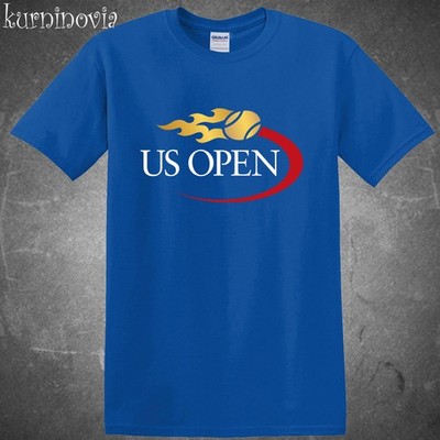 US Open Tennis Grand Slam Men's Blue Size S to 5XL