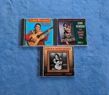 LYDIA MENDOZA 3 CD Lot Mexican Tejano Conjunto Reissue Mal Hombre Live