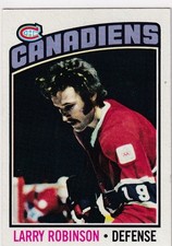 76/77 TOPPS LARRY ROBINSON CARD #176 NM-MINT