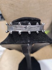 Louise Carter Siver tone Cuff Bracelet