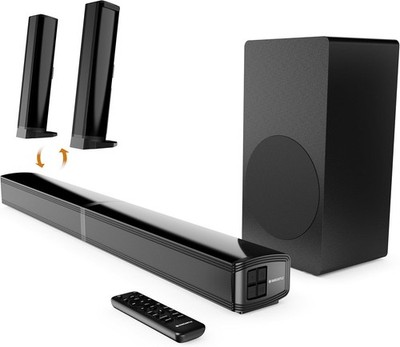 SB80 Xtra 200W 2.1 Kanal Bluetooth Soundbar mit Subwoofer HDMI