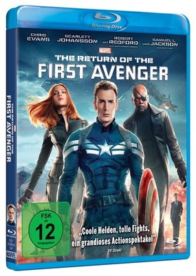 Blu-ray/ The Return of the First Avenger - von Marvel !! Topzustand !!