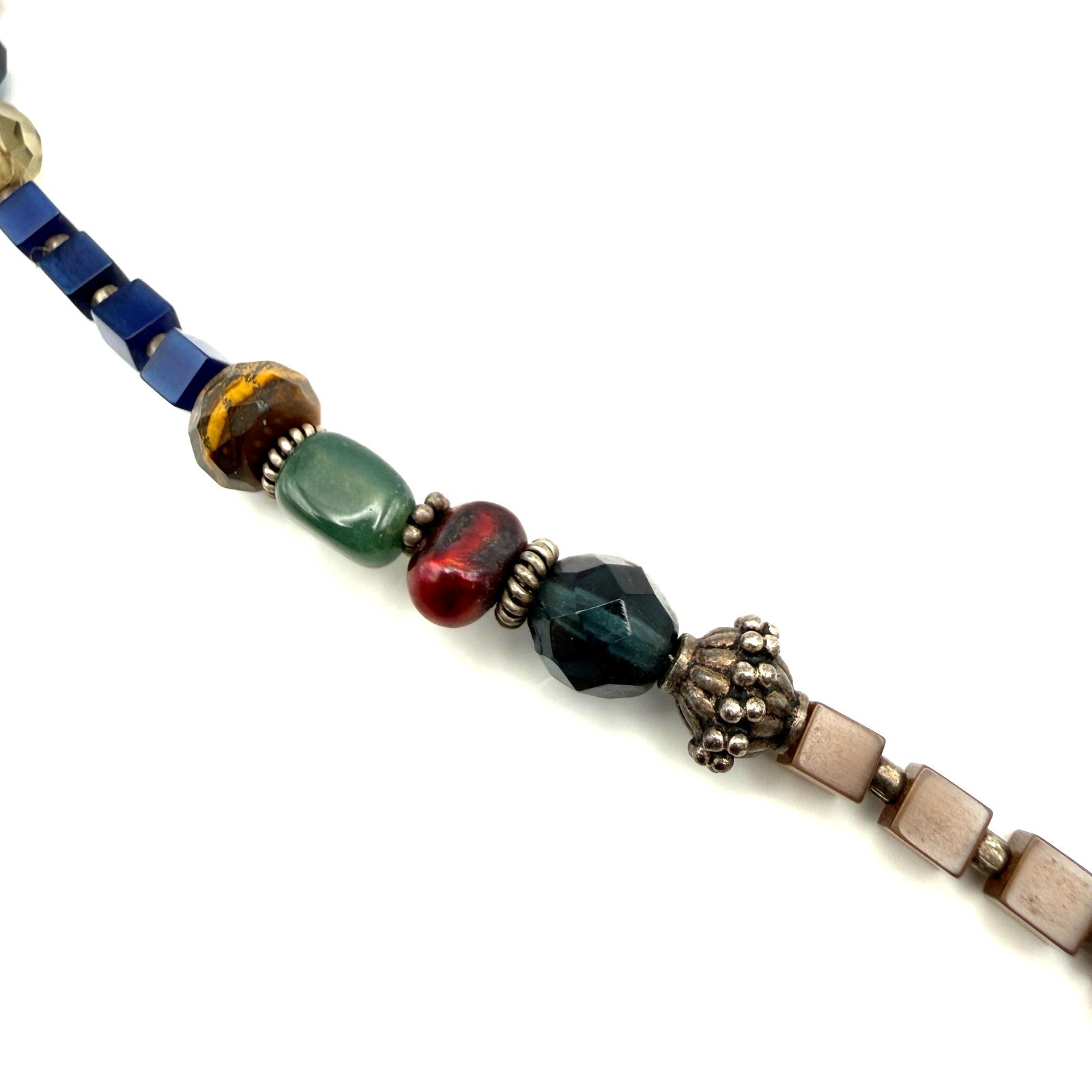 925 Silver STRENGTH Affirmation Beaded Necklace J… - image 5