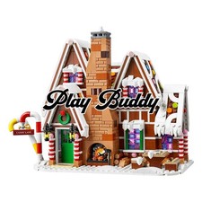 Casa di Pan di Zenzero (10267) 1477PCS Blocchi di Costruzione Natale Regalo con Figure