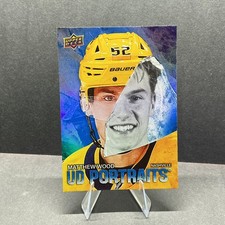 2025-26 Upper Deck #P-27 Matthew Wood UD Portraits