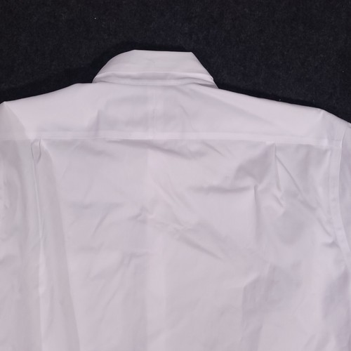 Charles Tyrwhitt Button Up Dress Shirt Men 17-37 Slim White Long Sleeve Non Iron - Picture 10 of 13