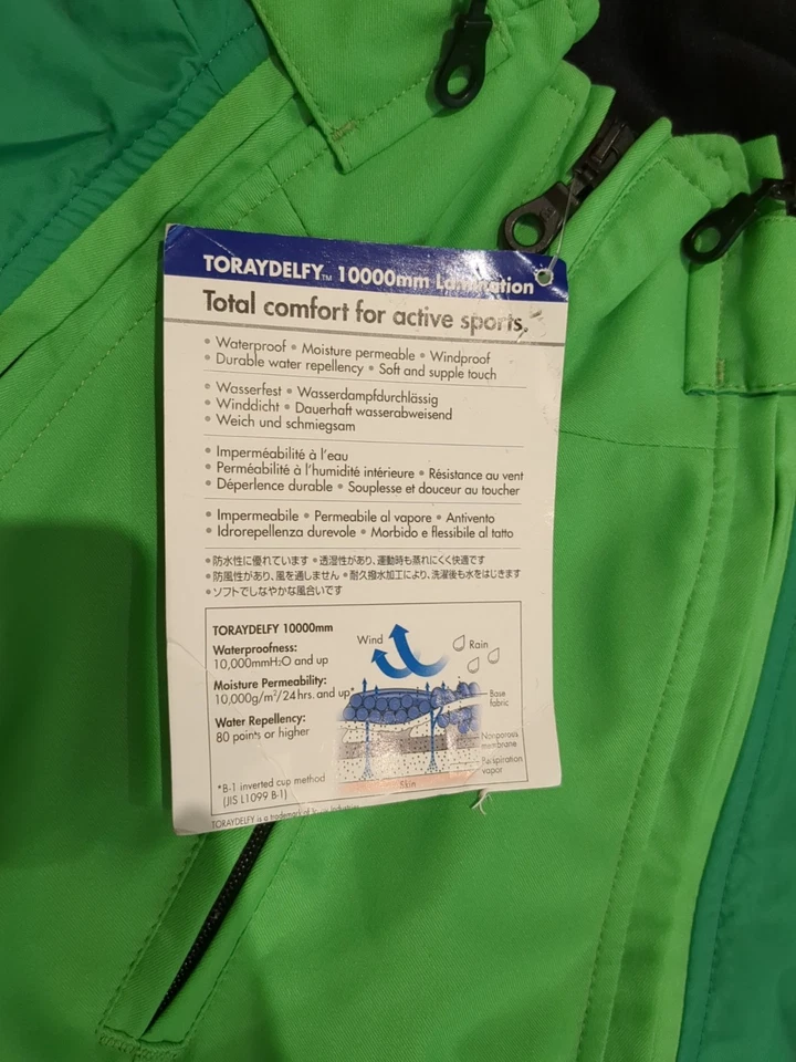 Fly Mike Flight Suit Overall Flying Hanggliding Paragliding Green Medium NEW NWT - image 3 of 4