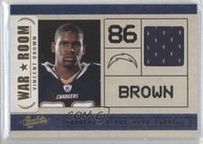 2011 Panini Absolute Memorabilia War Room Materials Vincent Brown #18