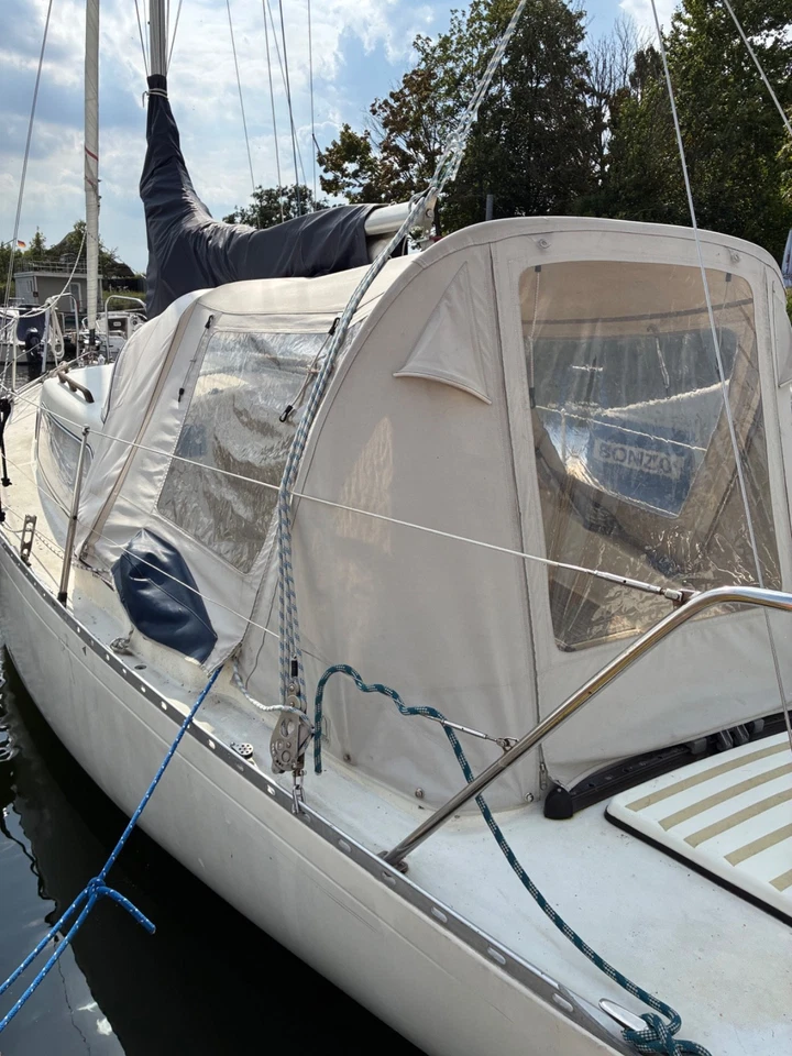 Gepflegte seetüchtige Segelyacht mit Trailer - Bild 3 von 4