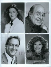 1983 Press Photo Hosts of "The CBS Cotton Bowl Parade" Broadcast - pip11888