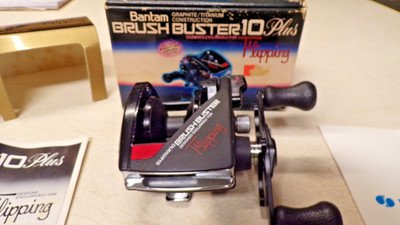 NOS - SHIMANO FISHING REEL W/ BOX - BANTAM BRUSH MASTER FLIPPIN, LH - NEVER USED