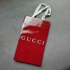 NEW Gucci Glossy Paper Gift/Shopping bag, Portrait Style 11x7x4 approx