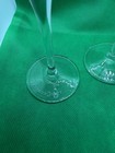 2 Perrier Jouet Nouveau PJ  Flowers Champagne Crystal Glasses 8" Etched Foot — photo 4