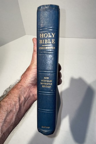 Holy Bible KJV Concordance New Scofield Reference Edition 1967 Oxford Leather