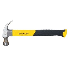 Stanley STHT51457 16 oz Fiberglass Rip Claw Hammer Smooth Face Curved Claw