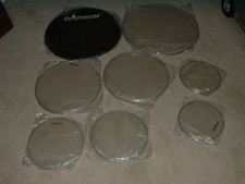 Ludwig Drum Head Set Lot of 8