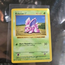 Pokemon Card - Shadowless Nidoran (55/102) Base Set ***NM***