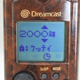 Dreamcast Visual Memory WOOD GRAIN HKT-7000 -Tested- Sega Official 2272 VMU dc