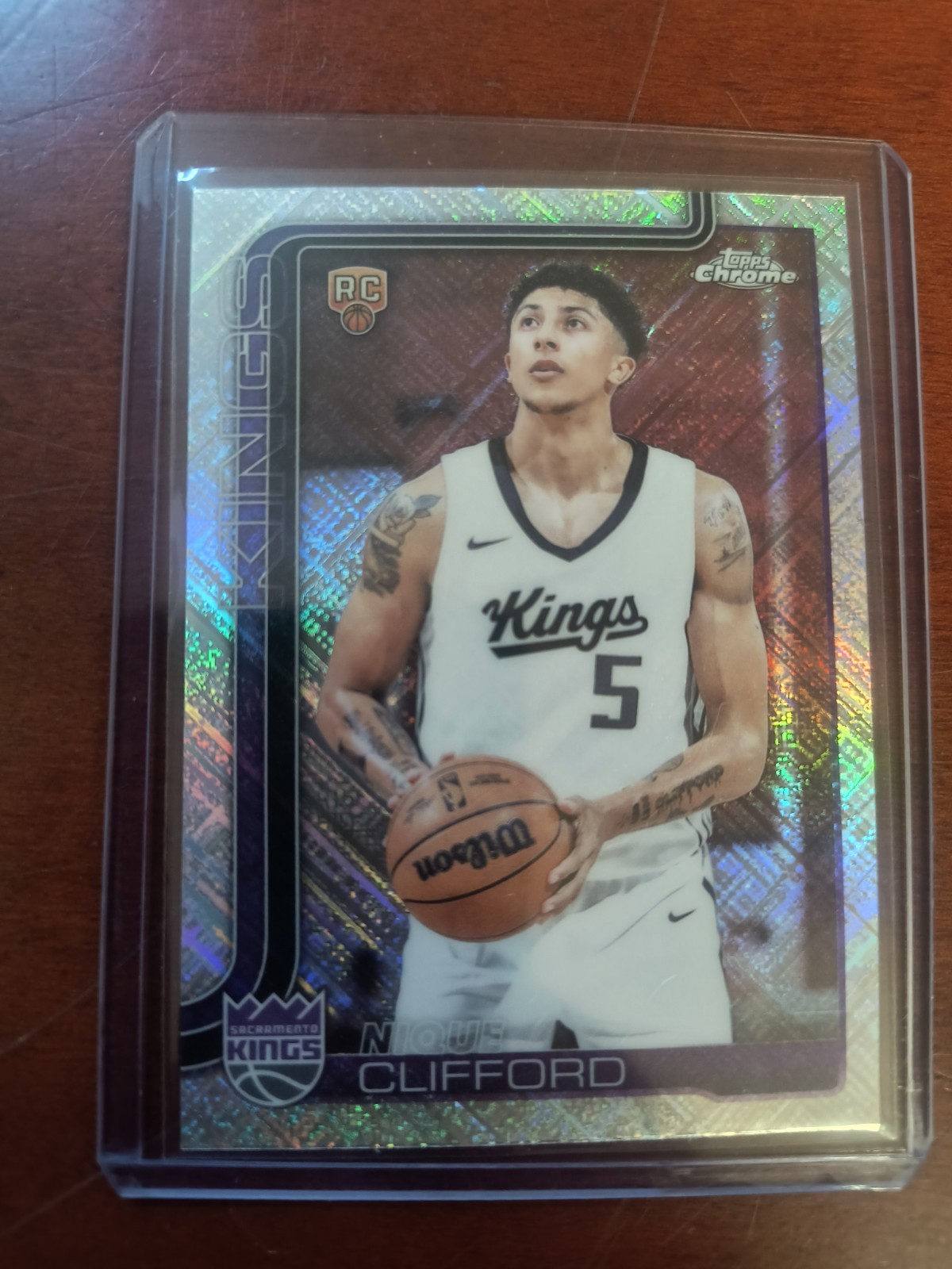 2025-26 Topps Chrome - Nique Clifford #274 Skylight Refractor (RC)