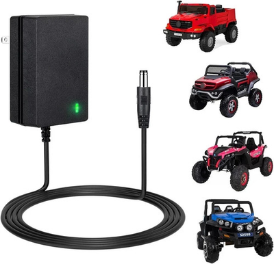 #ad 24V Battery Charger for Kids Ride On Car Toys 24 Volt Power Adapter Black $9.99
