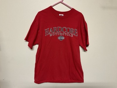2007 Harley-Davidson Hard Core Motorcycle Red XL Men s T-Shirt.