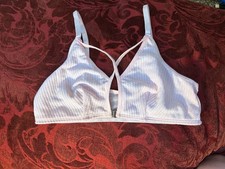 XS Brand New Front Clasp Athletic Pink Ribbed...