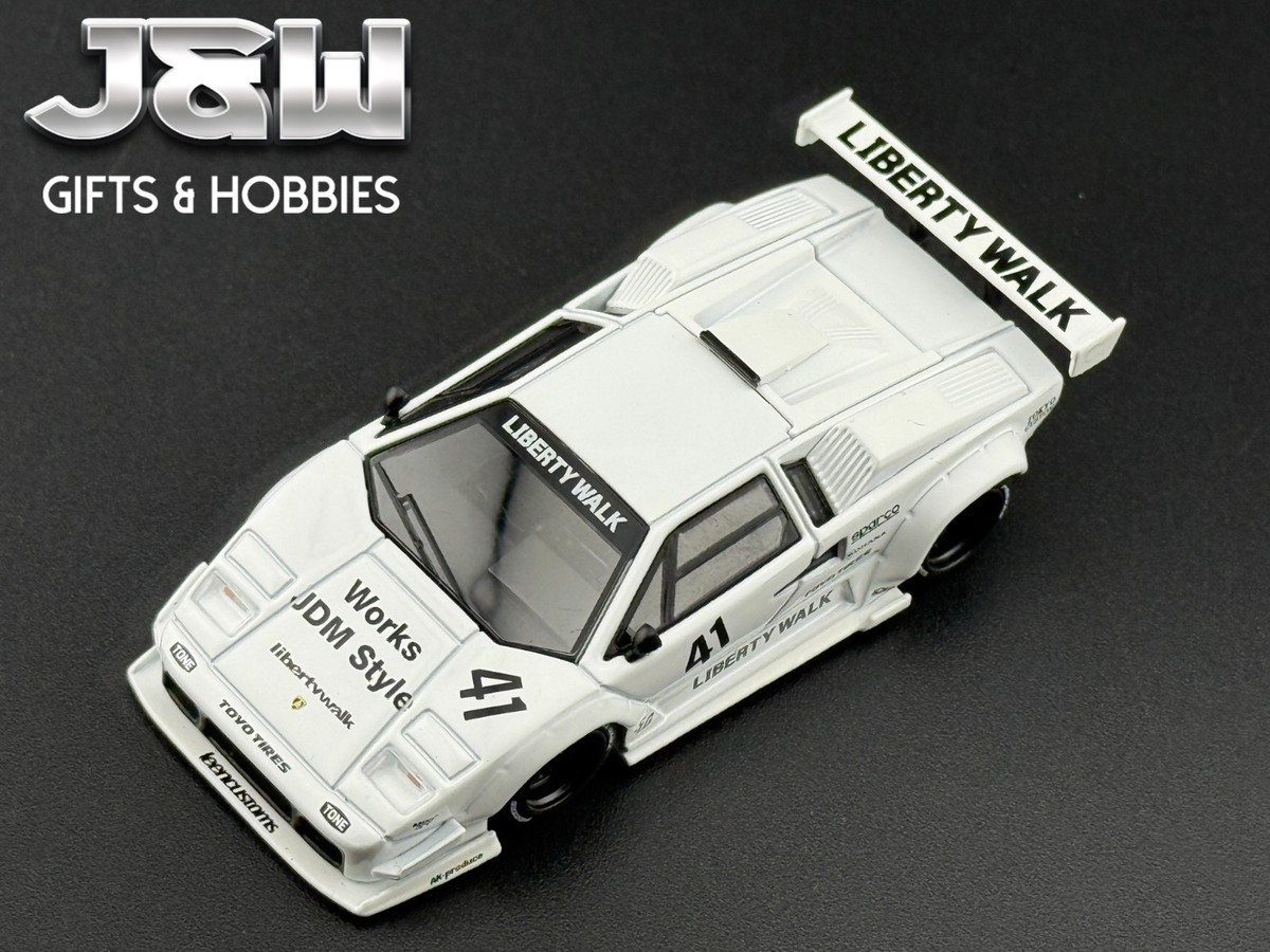 ミニカー Mini GT Lamborghini countach lbwk Mini GT 1:64 Lamborghini Countach LB-WORKS White 2024 Tokyo