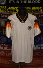 5/5 Germany Deutschland adults XL/XXL MINT 1992 retro original football shirt
